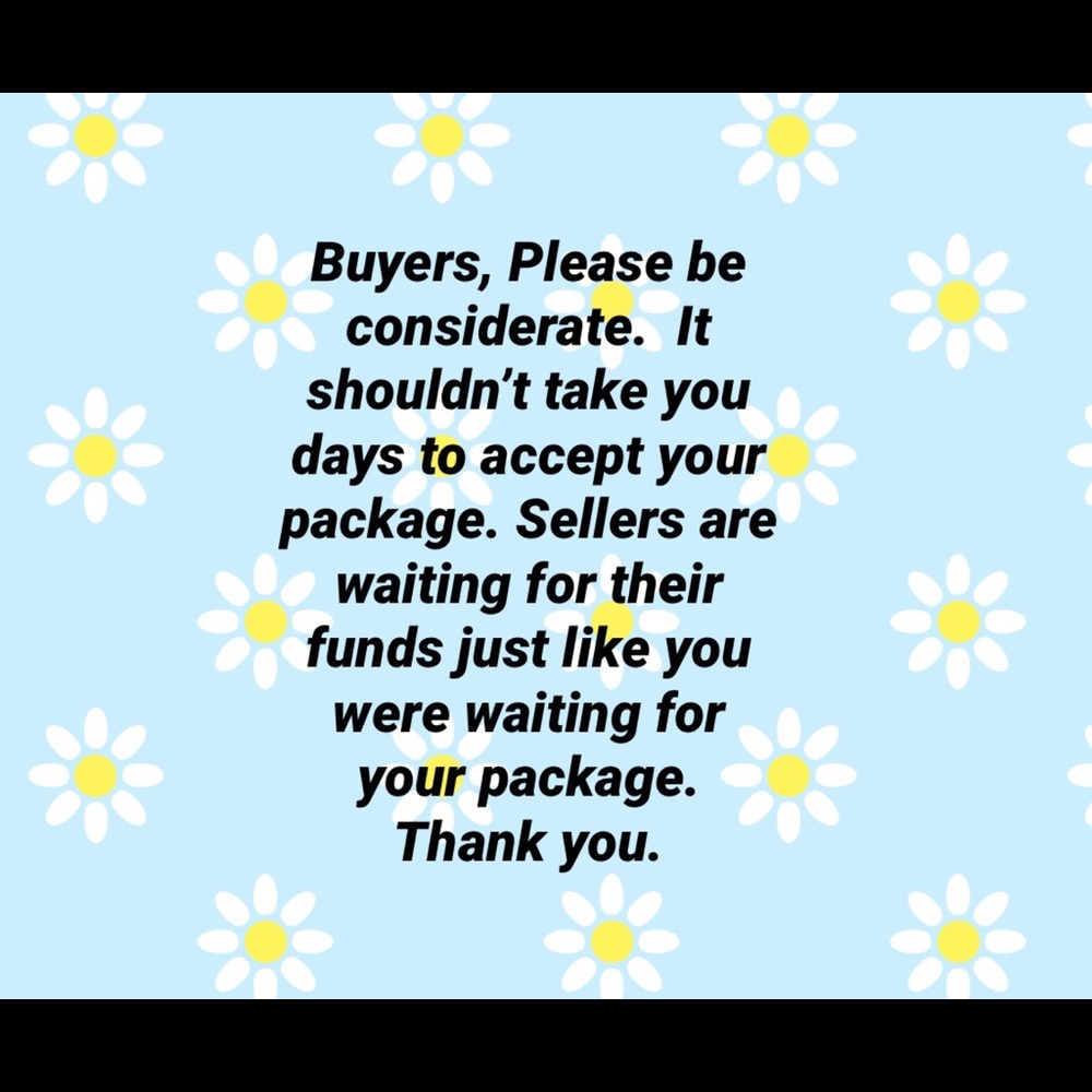 SERIOUSLY POSHERS! I CANNOT STRESS THIS ENOUGH!